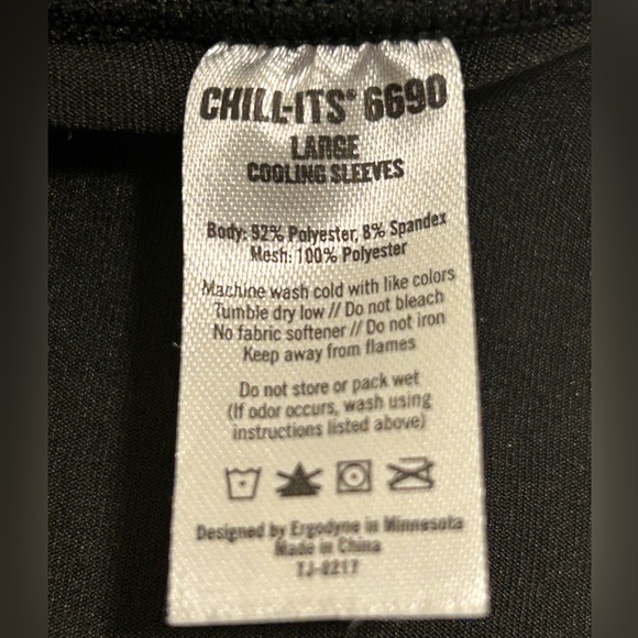 Ergodyne Chill-its Cooling Arm Sleeves Size Large - Picture 4 of 5